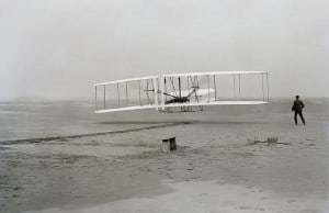 Wright brothers' and airplane